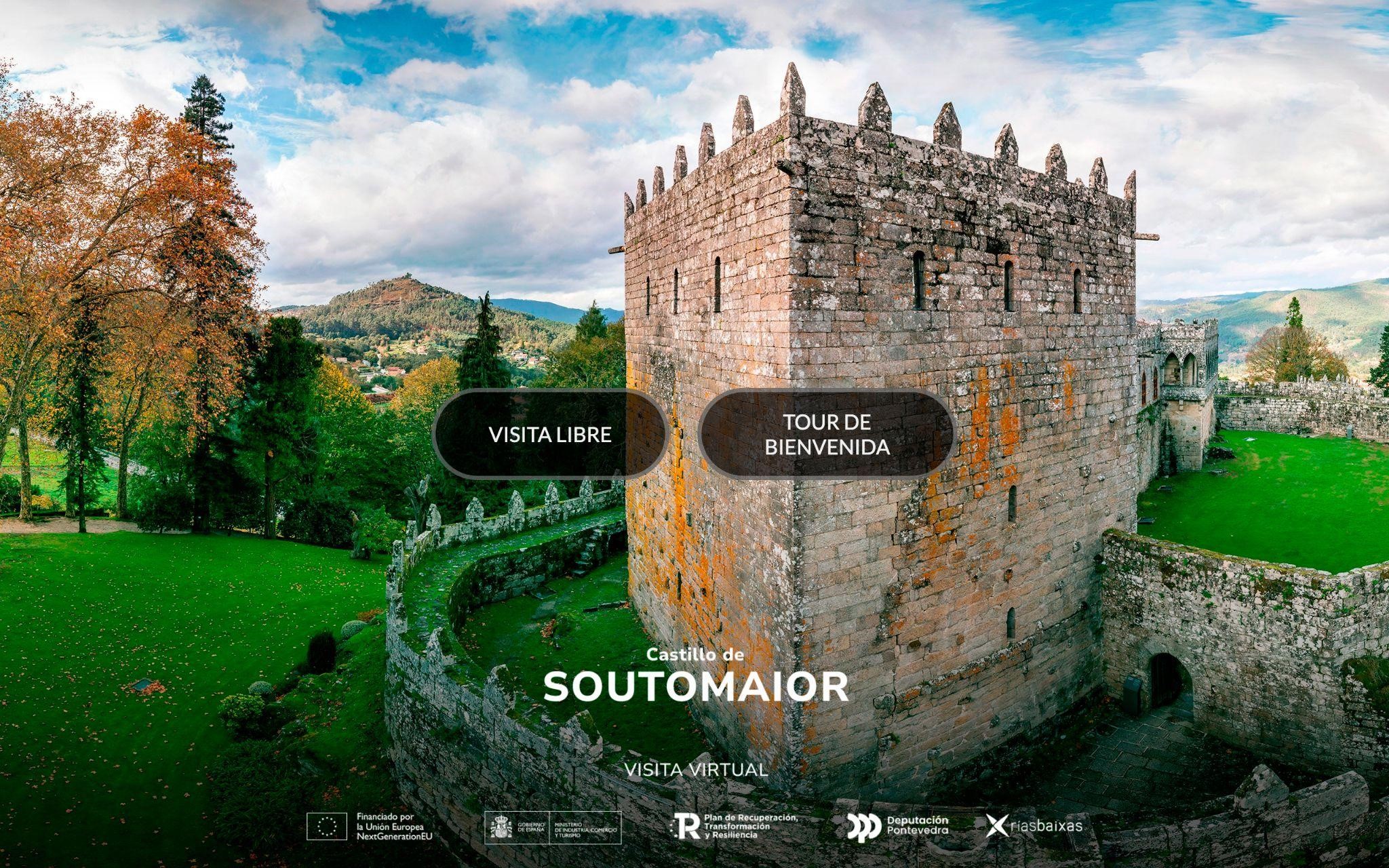 Visita libre y tour de bienvenida del Castillo de Soutomaior