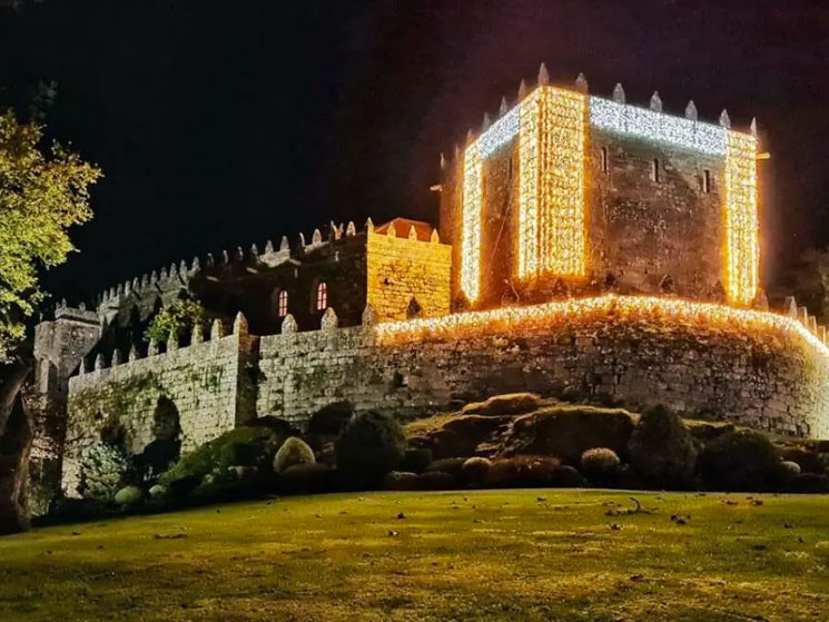 El castillo de Soutomaior, un «must» en Navidad